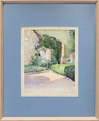 Федорович Владимир Николаевич. Бахчисарай. Посольский сад. Фонтан 